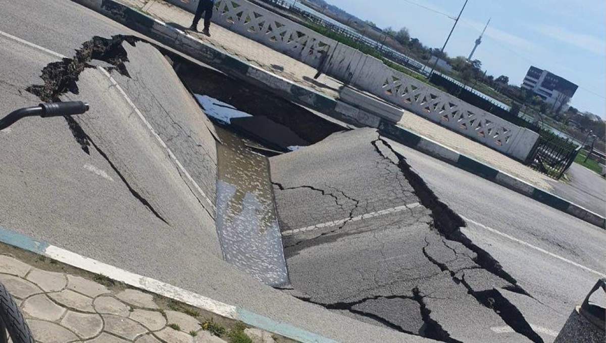 BREAKING NEWS Circulație oprită după ce un pod s-a prăbușit la Techirghiol