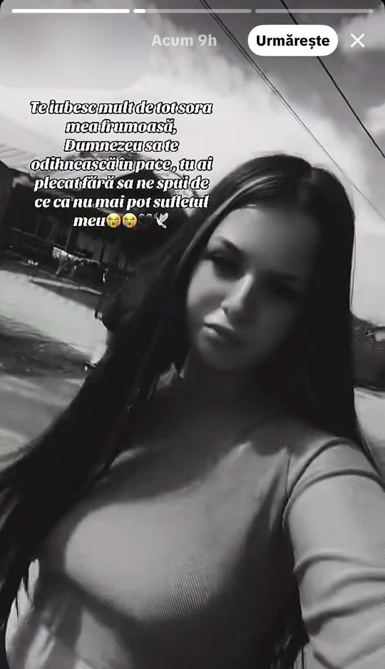 Alina este tânăra care și-a pierdut viața în evenimentul rutier din Giurgiu.