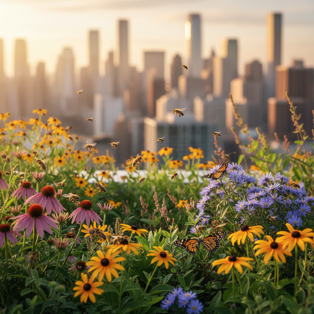 Polenizatorii urbanii și biodiversitatei în declin