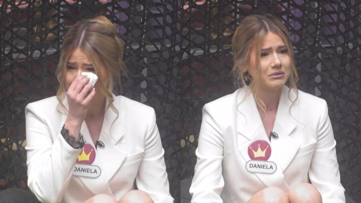 Daniela varsă lacrimi amare după o discuție tensionată cu Valentin: „Din cauza ta!” Aflați motivul pentru care concurenta izbucnește în plâns în ediția de vineri, 8 mai, de la 10:00 și 16:30, la Kanal D