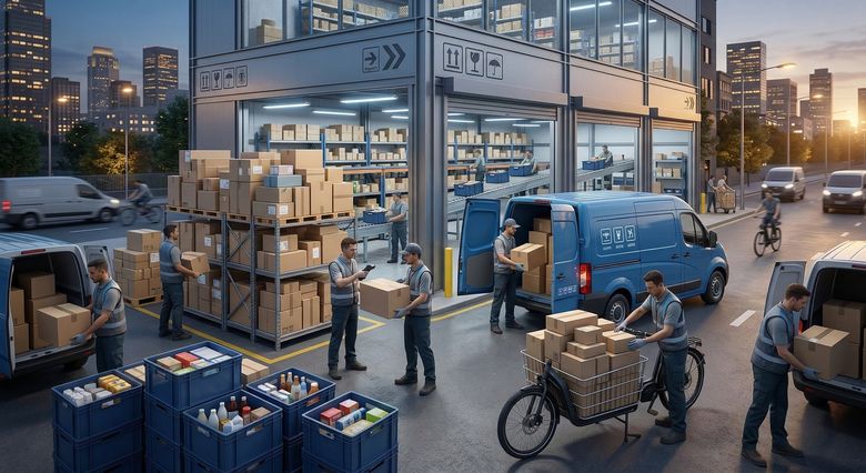 Magazinele întunecate transformă logistica retail prin transformarea depozitelor urbane în centre de onorare rapidă, comenzi online și livrări rapide.