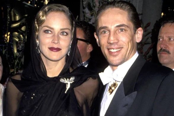 Sharon Stone și Michael Stone 