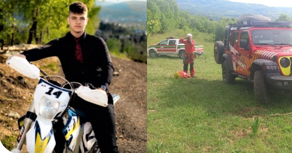 Fiul unui viceprimar și-a pierdut viața la 19 ani, după ce a căzut cu motocicleta într-o prăpastie din Munții Bârgăului
