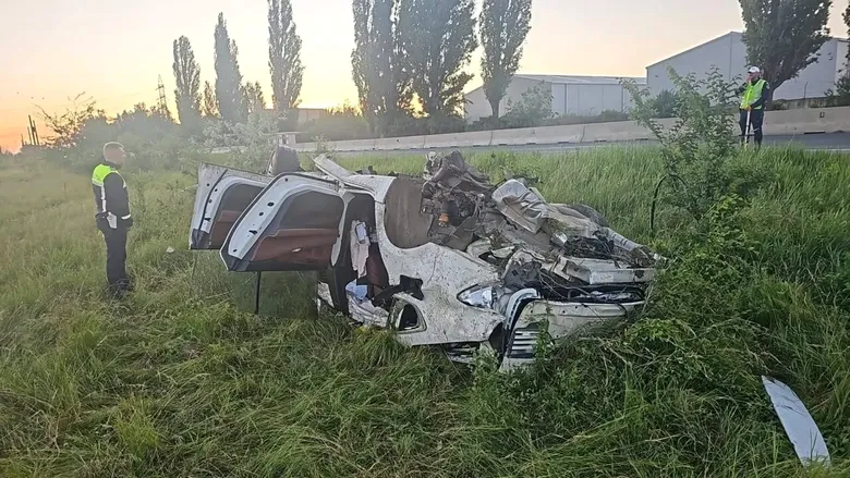 Starea mașinii de la locul accidentului 