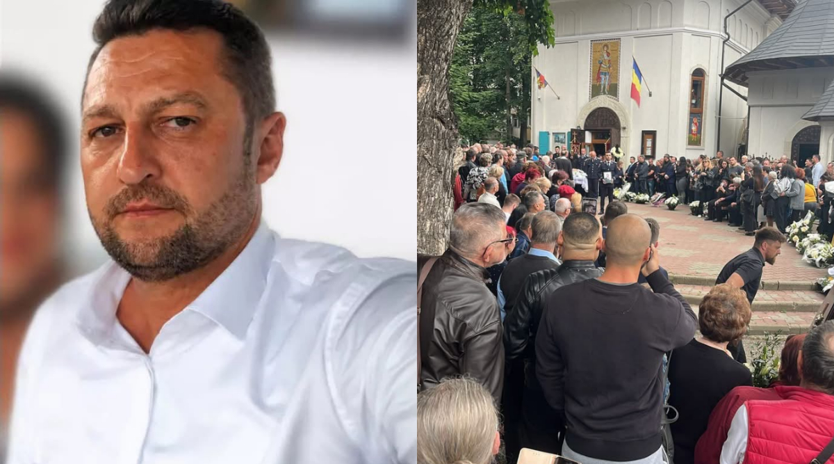 Ciprian Verdeș, polițistul din Neamț, a fost condus pe ultimul drum într-o mare de lacrimi. Colegii și familia i-au adus un ultim omagiu