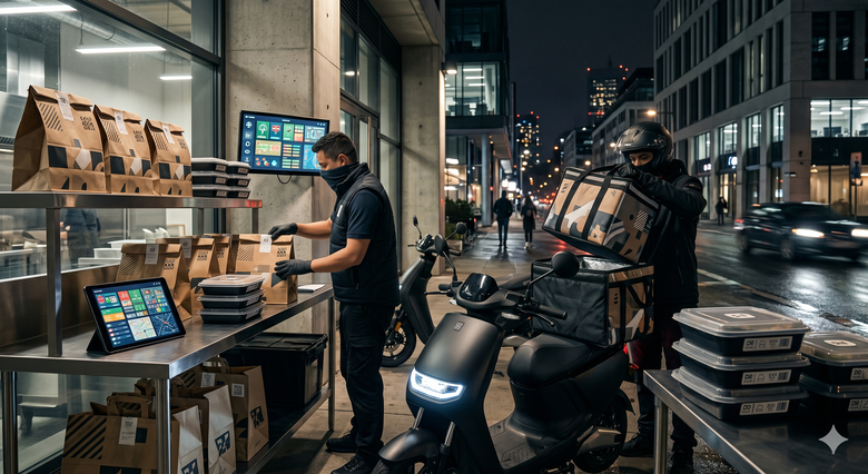 Bucătăriile fantomă remodelează piața restaurantelor prin sisteme de livrare virtuală, logistică eficientă și acces bazat pe date.