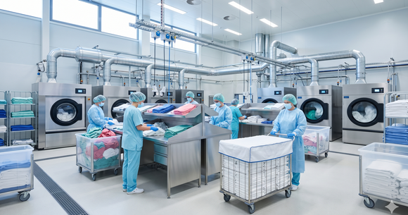 Sistemele de spălătorie spitalicești reduc contaminarea, &icirc;mbunătățesc igiena și susțin dezinfecția și sterilizarea &icirc;n siguranță &icirc;n &icirc;ngrijirea.