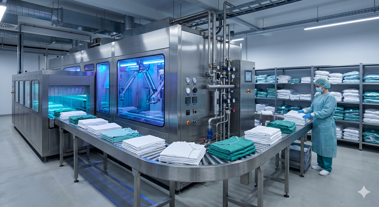 Sistemele de spălătorie spitalicești reduc contaminarea, îmbunătățesc igiena și susțin dezinfecția și sterilizarea în siguranță în îngrijirea.
