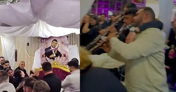 Imagini sf&acirc;șietoare de la priveghiul saxofonistul Memiș Selciuc.