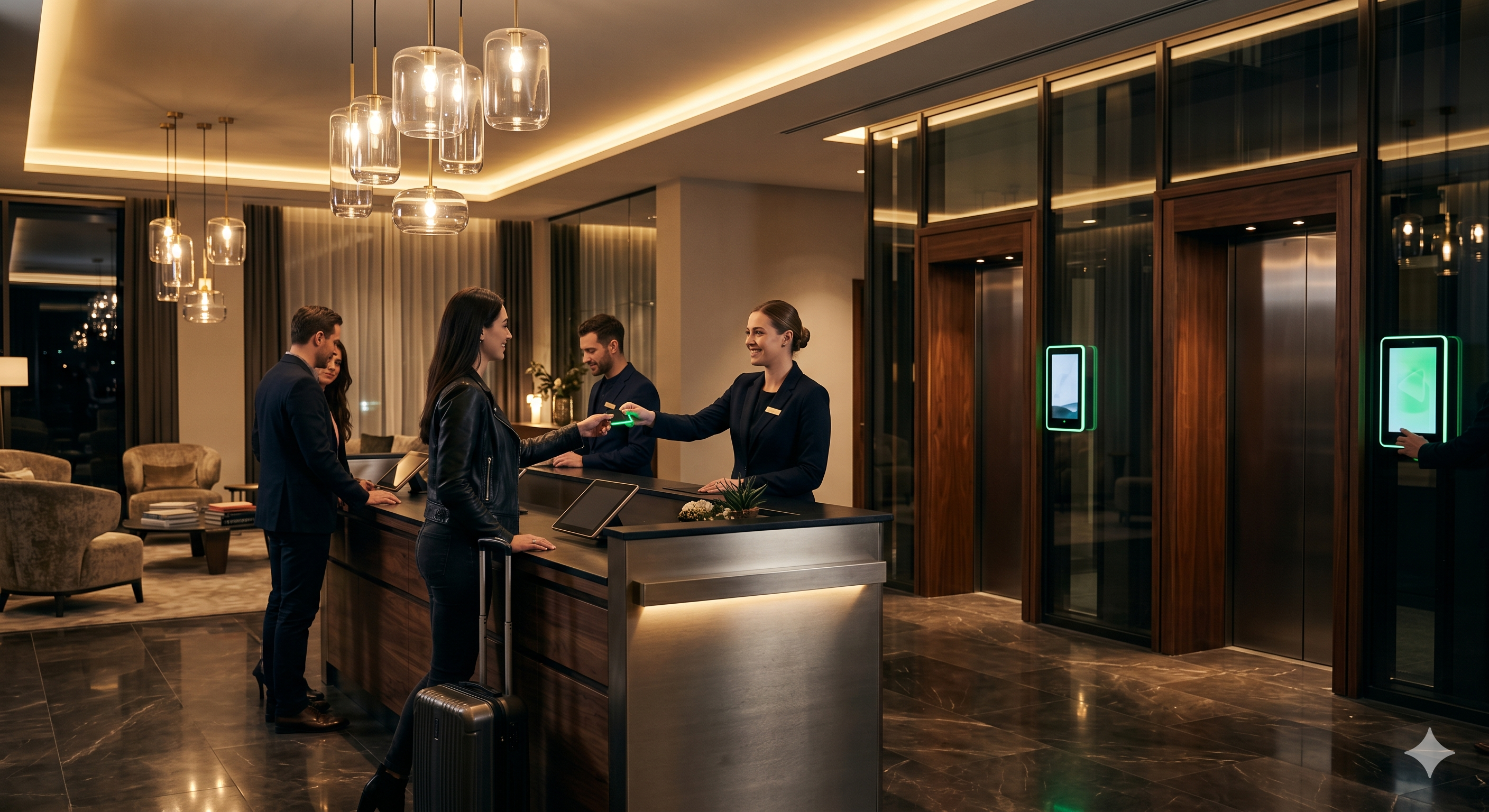 Securitate hotelieră și acces cu carduri pentru sisteme temporare