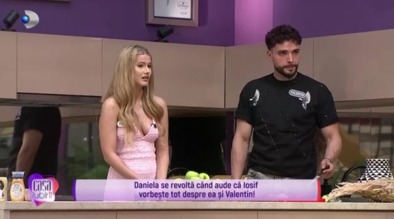 Daniela și Valentin în ediția de azi.