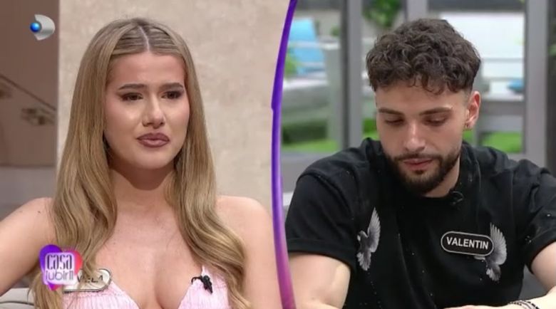 Daniela și Valentin în ediția de azi.