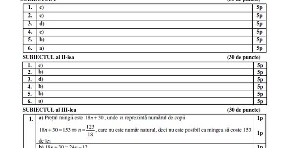 Evaluarea Națională 2026 la Matematică