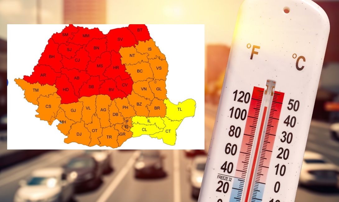 ANM a emis primul cod roșu de caniculă din acest sezon. Temperaturile vor urca la 40 de grade Celsius