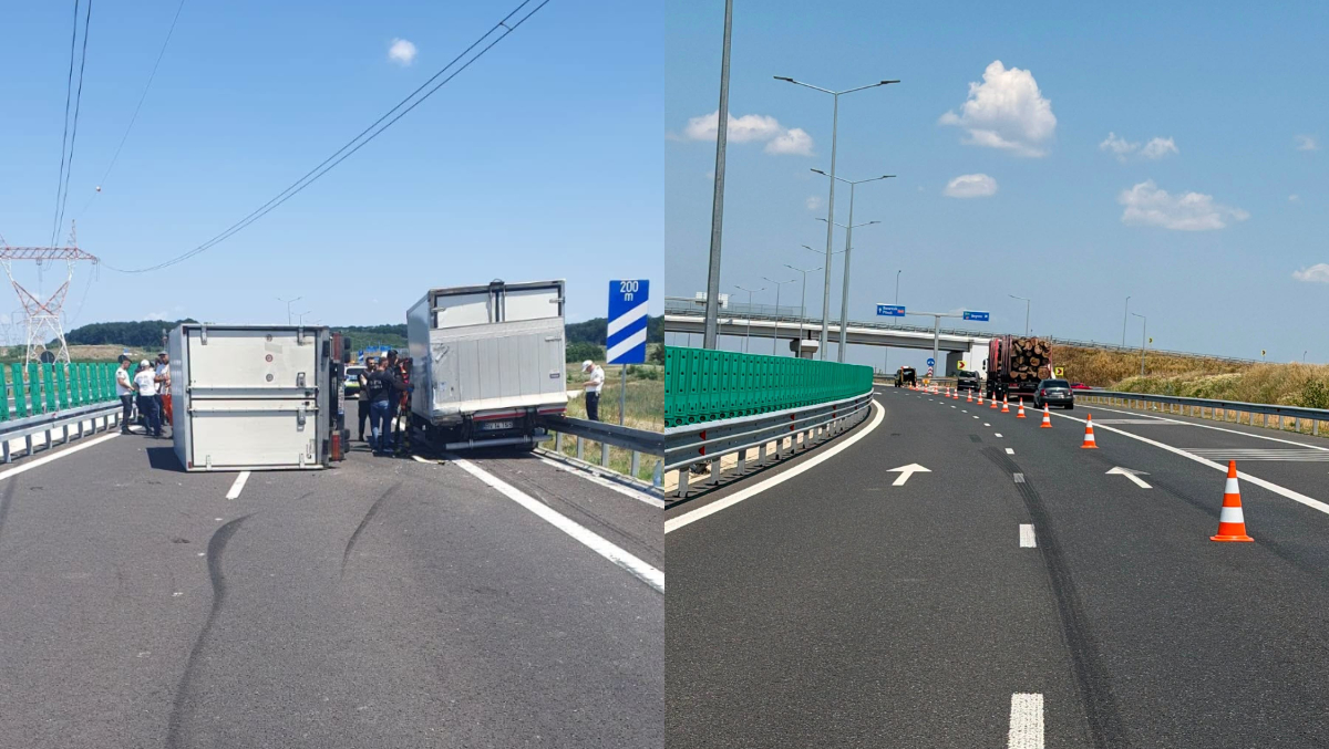BREAKING NEWS Două victime pe Drumul Expres DEx12, după un impact violent între două autoturisme