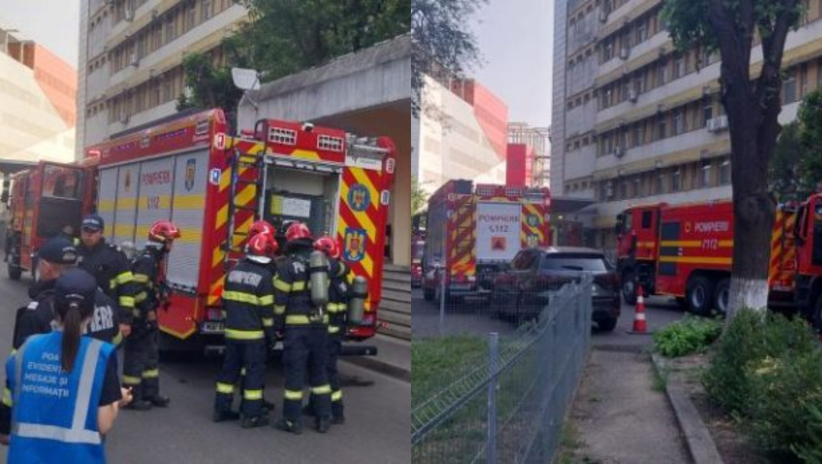 BREAKING NEWS Foc la Spitalul Județean Bacău! 140 de persoane au fost evacuate