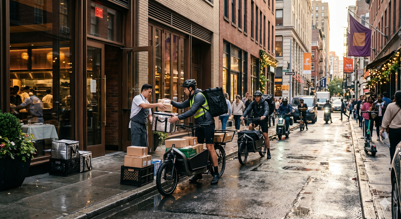 Rețelele urbane de curierat cu bicicleta remodelează livrarea rapidă prin conectarea zilnică a zonelor logistice dense cu transportul fiabil.