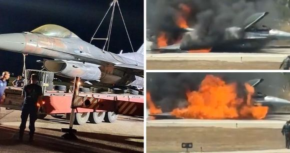 colaj avion F-16 Zakynthos