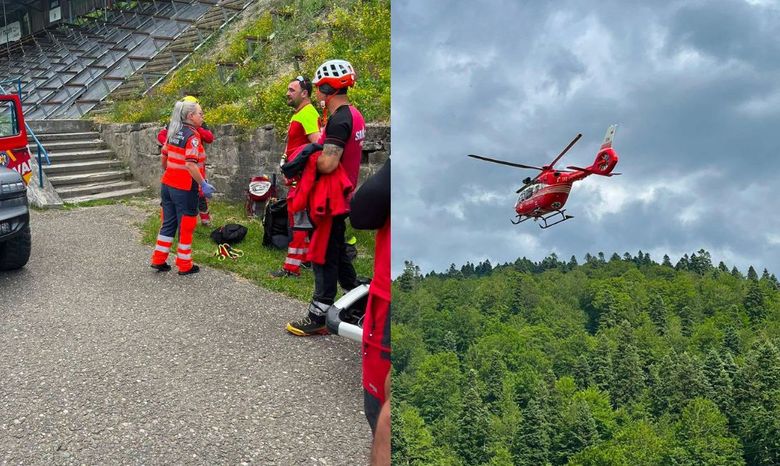 O alpinistă de 36 de ani și-a pierdut viața, iar alți trei bărbați au fost răniți grav după căderea de 10 metri