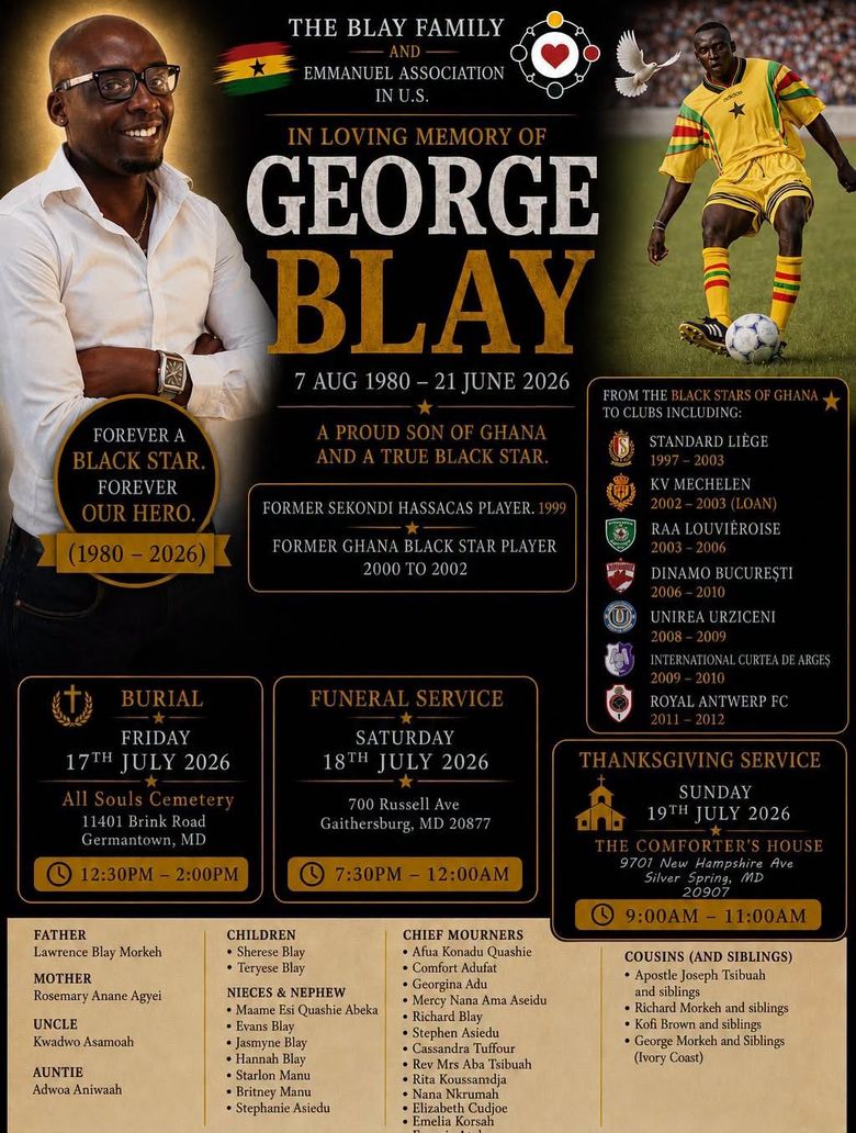 înmormantarea lui George Blay
