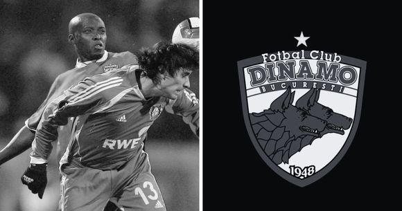 George Blay-logo dinamo bucuresti-colaj