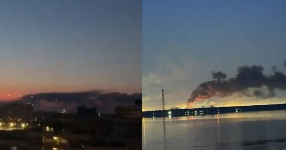 Două centrale energetice din regiunea Lipețk au fost cuprinse de foc după un atac cu balistice lansate de Ucarina