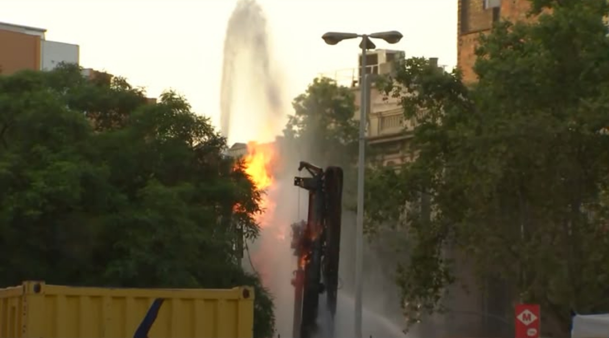 Deflagrație puternică la metroul din Barcelona. Opt persoane au fost transportate de urgență la spital
