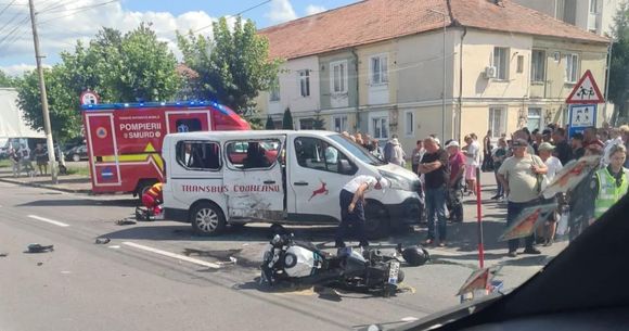 Un motociclist și-a pierdut viața la Codlea, pe DN 1.