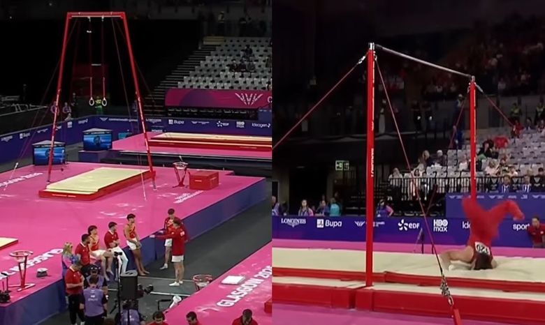 Gabriel Langton, gimnast britanic în vârstă de 19 ani, a căzut în cap în timpul exercițiului la bara fixă, la Jocurile Commonwealth