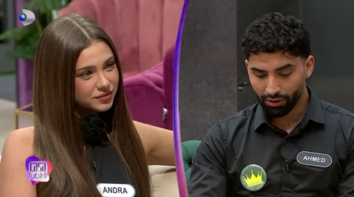 Andra, declarație de dragoste pentru Ahmed. Concurentul și-a stăpânit cu greu lacrimile în ediția de azi a emisiunii “Casa iubirii”: ,,Tu ești persoana pe care o căutam”