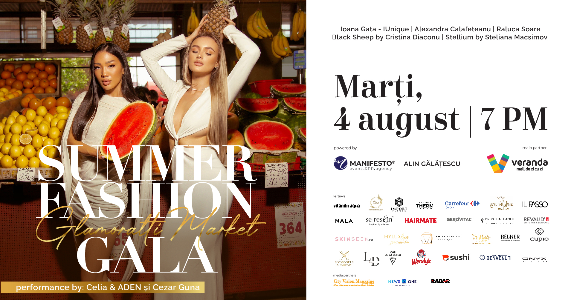 (P) Summer Fashion Gala 2026 – Glamoratti Market aduce moda, muzica și eleganța la Veranda Mall