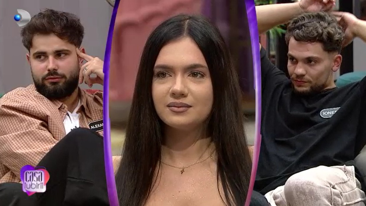 Un nou triunghi amoros în „Casa iubirii”. Pe cine va alege Andreea între Alexandru și Ionescu: „Nu prea îmi place”