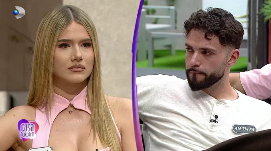 Daniela și Valentin pun punct relației? Concurenta „Casa iubirii” abia își poate stăpâni lacrimile, în fața lui Valentin: „Am obosit...”