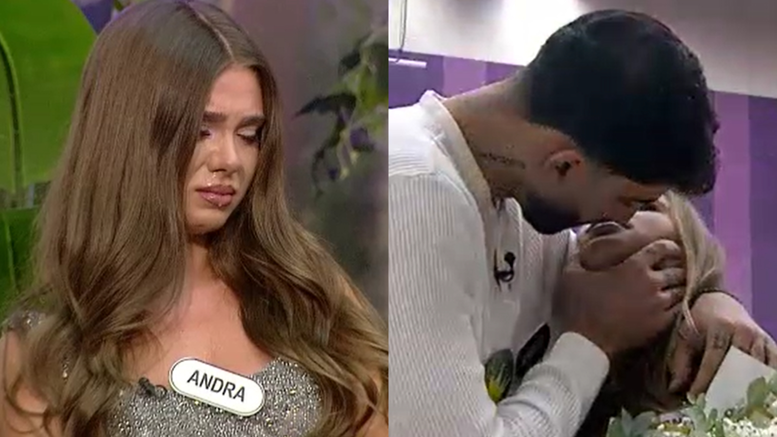 Andra a izbucnit în lacrimi după ce a văzut imagini cu Ahmed și Veronica, din sezonul anterior „Casa iubirii”