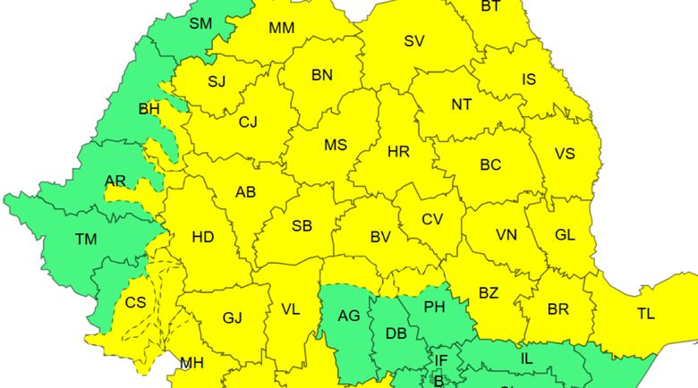Se schimbă vremea în România
