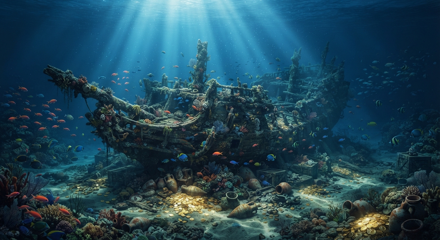 Vânătoarea globală de nave care transportă comori de marfă pierdute