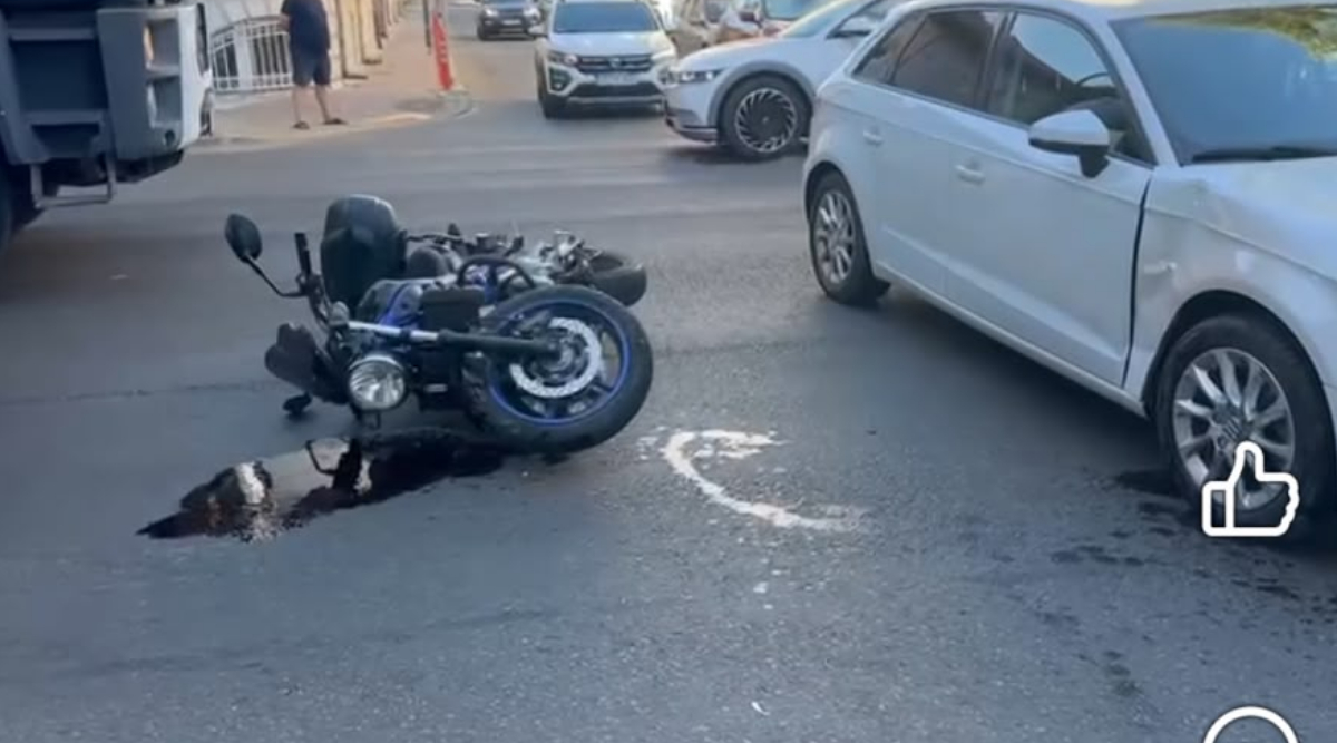 Un motociclist a ajuns la spital după un impact violent în Constanța. Autoritățile au intervenit de urgență
