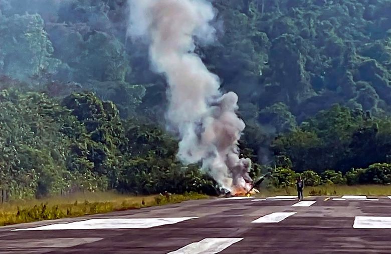 Un elicopter s-a prăbușit în Malaezia.