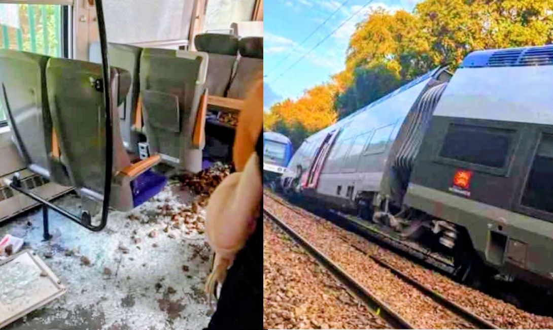 Eveniment feroviar în Franța. 44 de persoane au fost rănite după ce un tren regional a deraiat