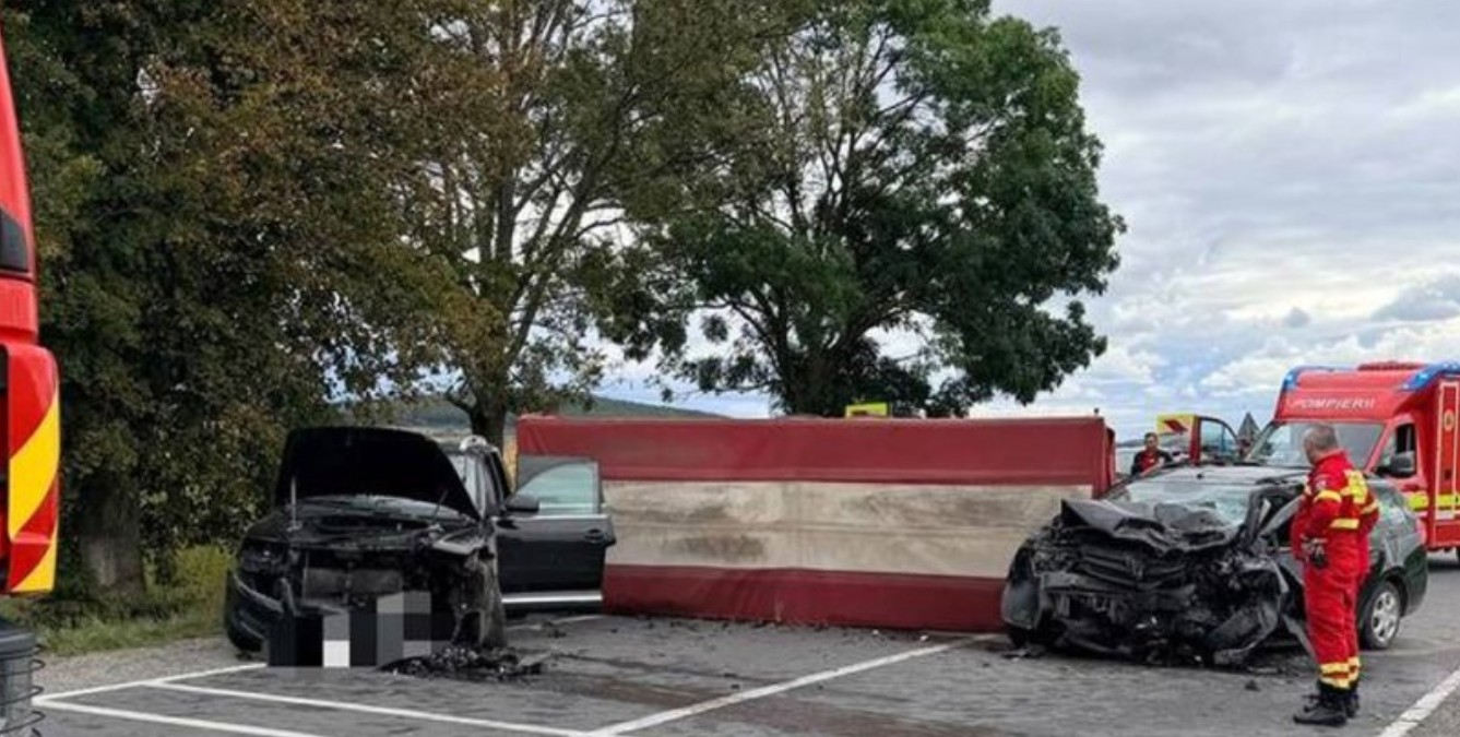 Filmul tragediei rutiere din Mureș, unde doi bunici s-au stins sub privirile nepotului de 8 ani. Băiețelul a scăpat în mod miraculos