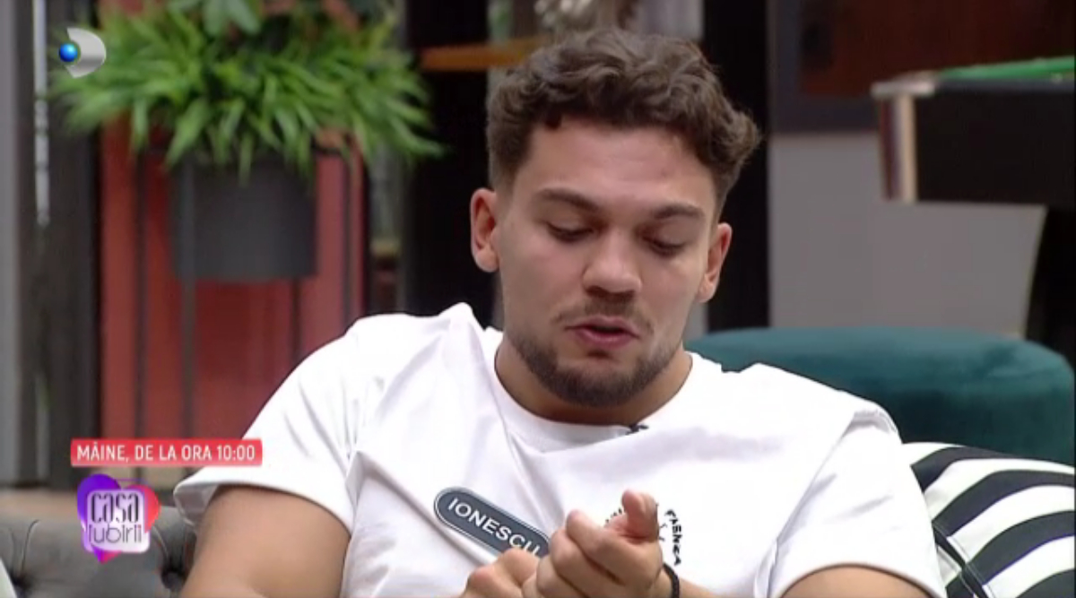 Ionescu, acuzat că o place pe Gabriela în secret. Cum va reacționa concurentul în ediția ”Casa iubirii” de miercuri, 16 septembrie, de la 10:00 și de la 16:30, doar la Kanal D