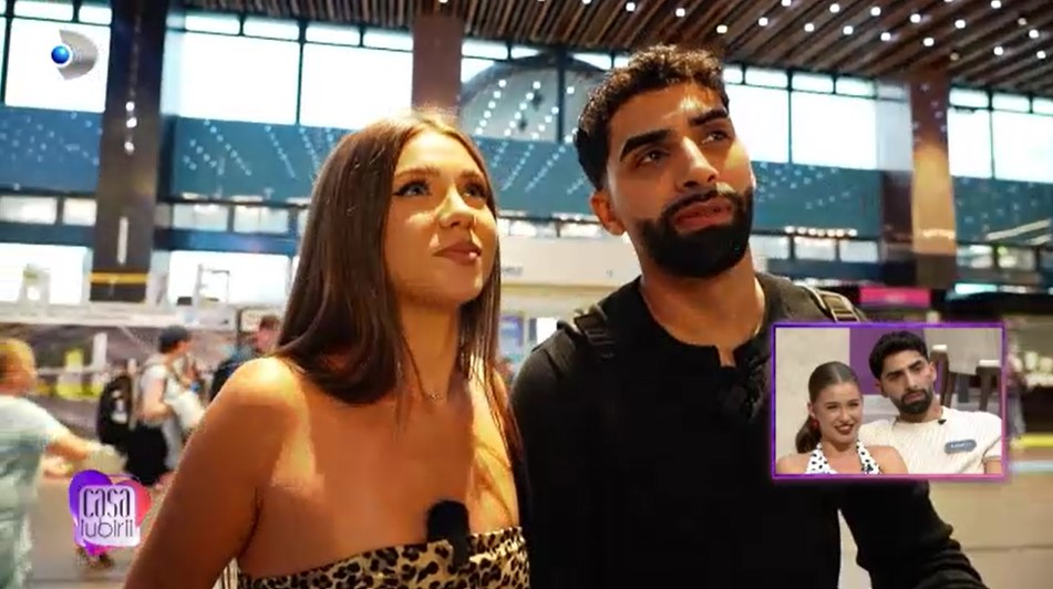 Ahmed și Andra au avut primul lor date internațional! Unde au plecat cei doi concurenți „Casa iubirii”