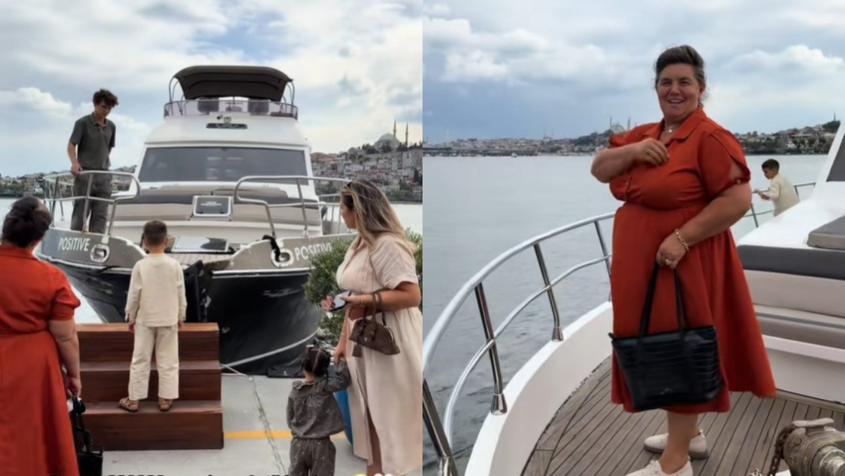 Ce surpriză i-a pregătit Culiță Sterp mamei Geta. Totul a avut loc în vacanță: „E prima dată în viață pentru ea”