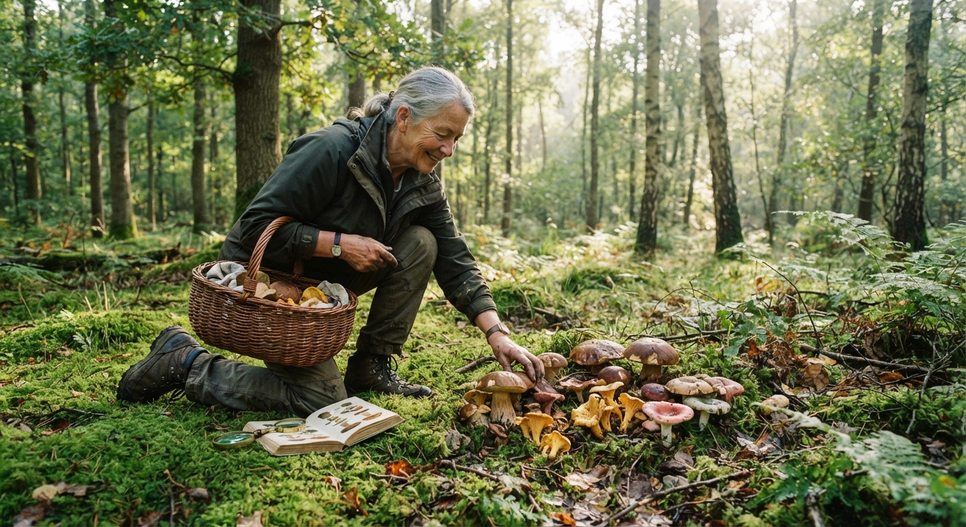 Forageri de ciuperci stăpânirea siguranță identificării ciupercilor 