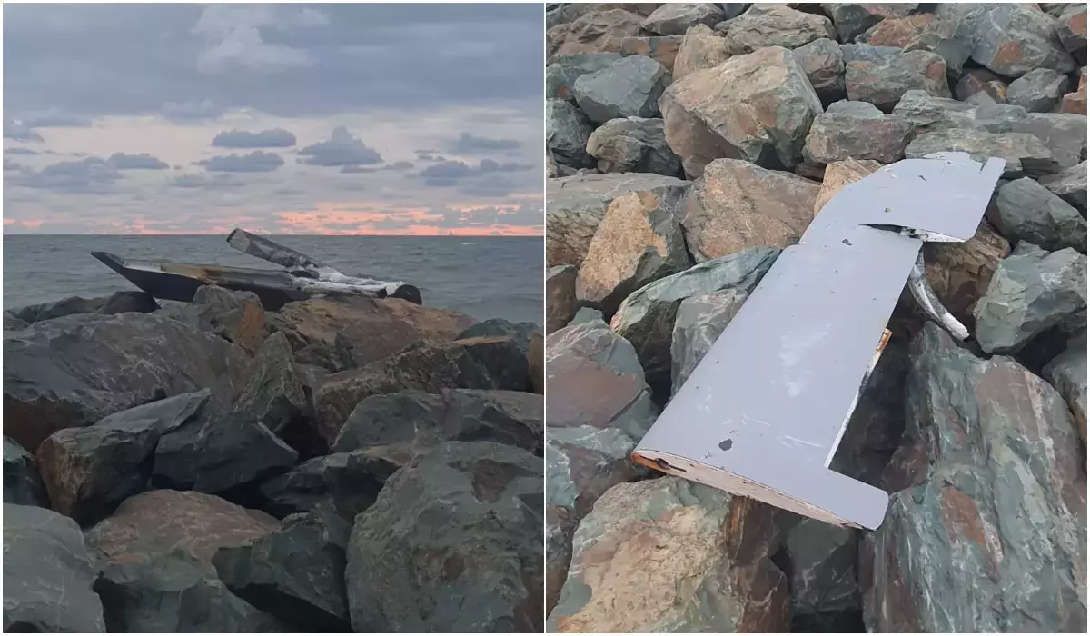 Alertă la malul mării! Fragment de dronă descoperit la Agigea