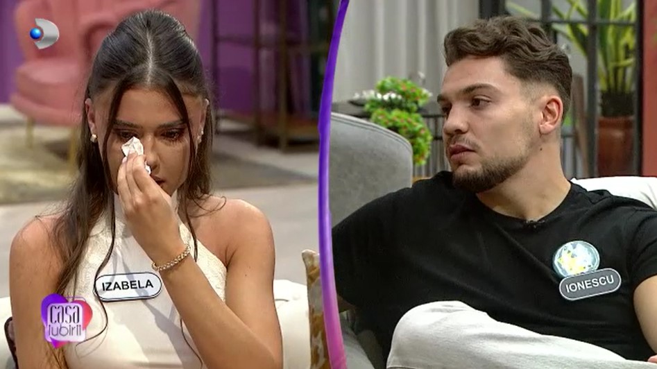 Izabela varsă lacrimi amare din cauza lui Ionescu: „M-ai trimis către alt bărbat!”