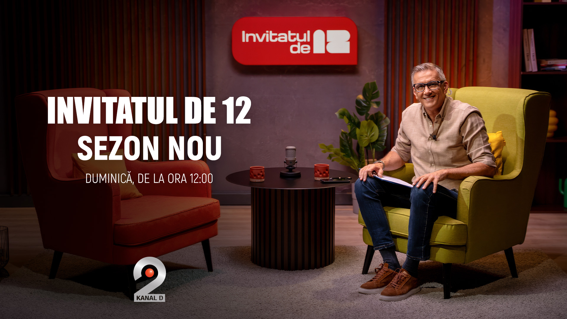 Duminica aceasta, Cosmin Cernat deschide o nouă serie de interviuri la “Invitatul de 12”