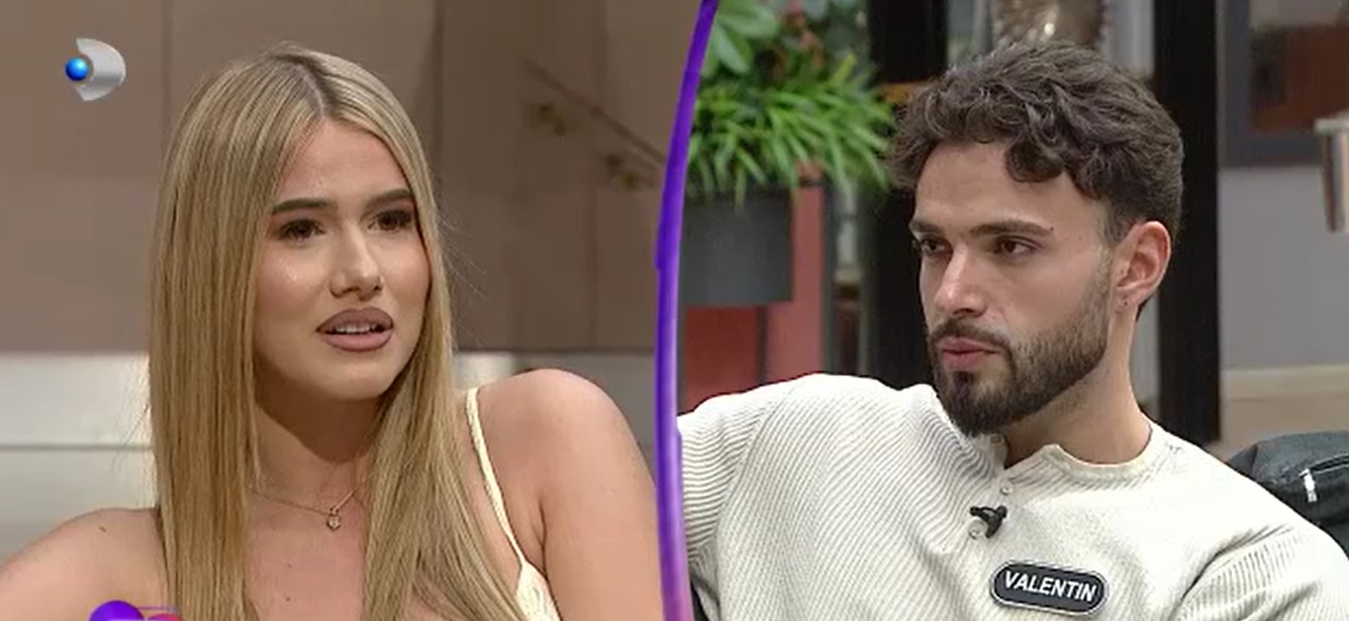 Daniela, dezamăgită de Valentin în „Casa Iubirii”. Gestul concurentului care a făcut-o să reacționeze: „Gândește-te cum m-am simțit”
