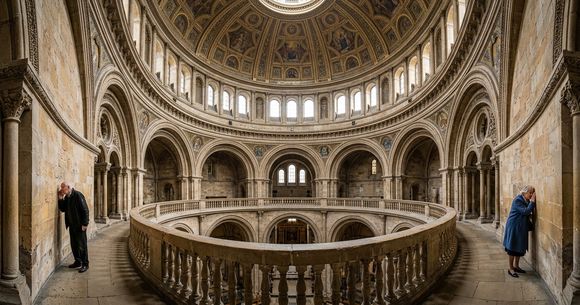 Galeriile șoptite dezvăluie cum acustica, geometria și arhitectura pot ghida o voce liniștită printr-un spațiu vast cu o claritate remarcabilă.