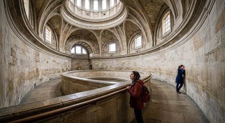 Galeriile șoptite dezvăluie cum acustica, geometria și arhitectura pot ghida o voce liniștită printr-un spațiu vast cu o claritate remarcabilă.